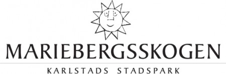 Mariebergsskogens logotyp i svartvitt